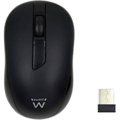 MOUSE WIRELESS EWENT  BLACK  EW3223