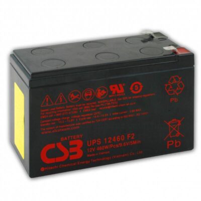 BATTERIA AL PIOMBO 12V 9Ah CSB FASTON GRANDE 12460