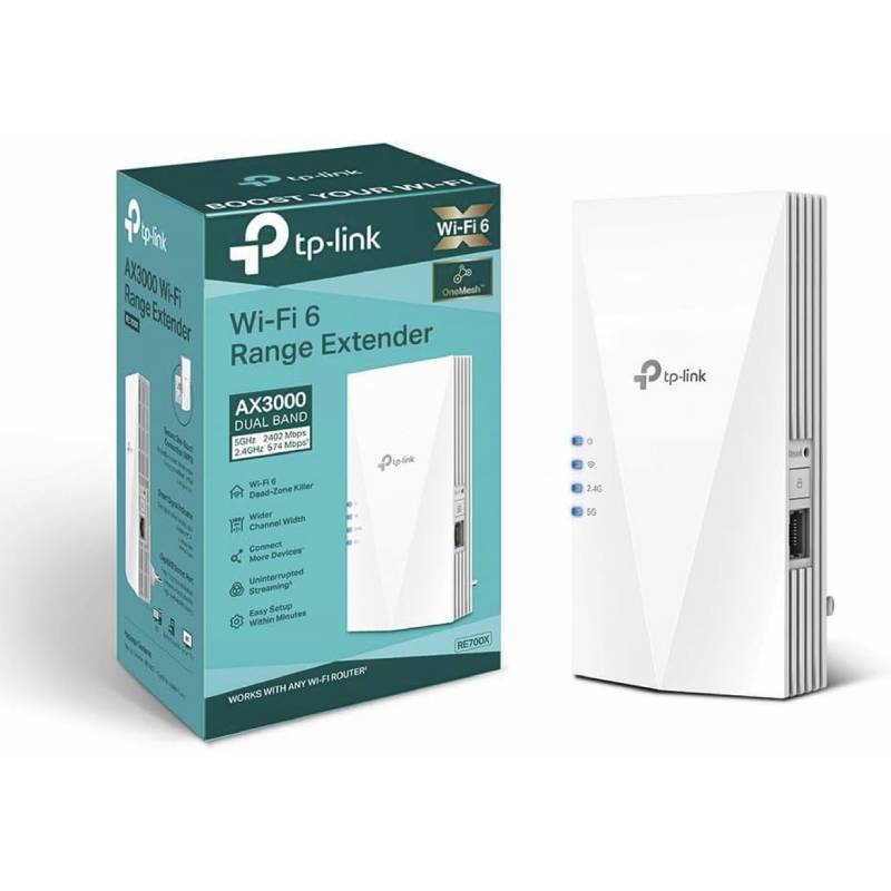 TP-Link AX3000 Ripetitore WiFi 6 Wireless RE700X