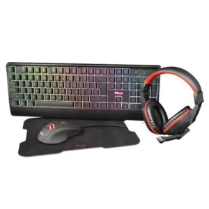 TRUST KIT GAMING TASTIERA 24233-ziva-4-in-1-gaming-bundle